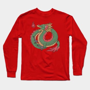 Traditional Chinese dragon Long Sleeve T-Shirt